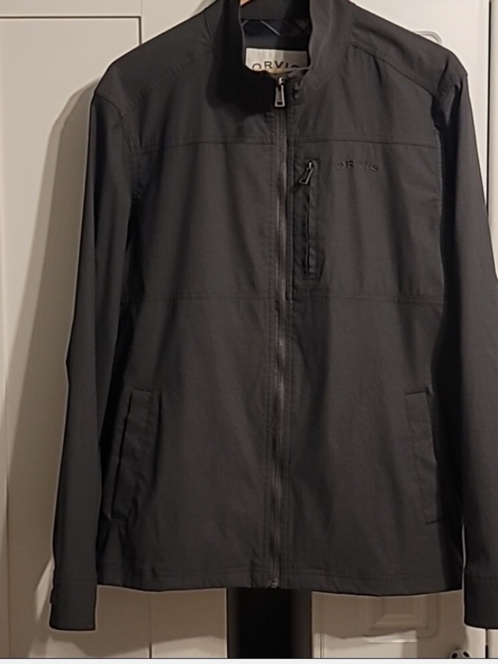 Orvis Men's Slate Gray Lightweight Zip-Front Jacket